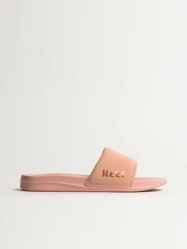 WOMENS REEF ONE SLIDE -ROSE sold by Boathouse