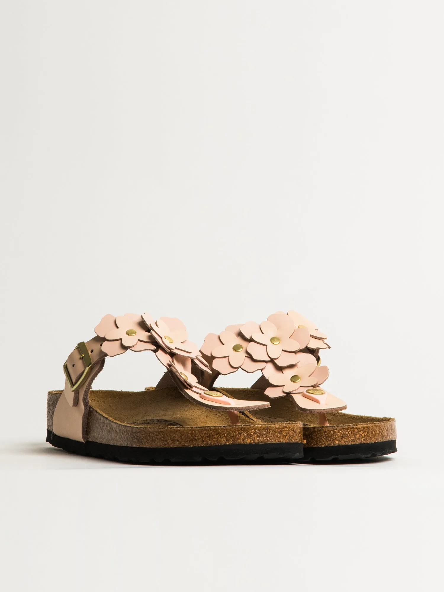 WOMENS BIRKENSTOCK GIZEH FLOWER LEATHER SANDALS - REGULAR - LIGHT ROSE sold by Boathouse product image thumbnail 2