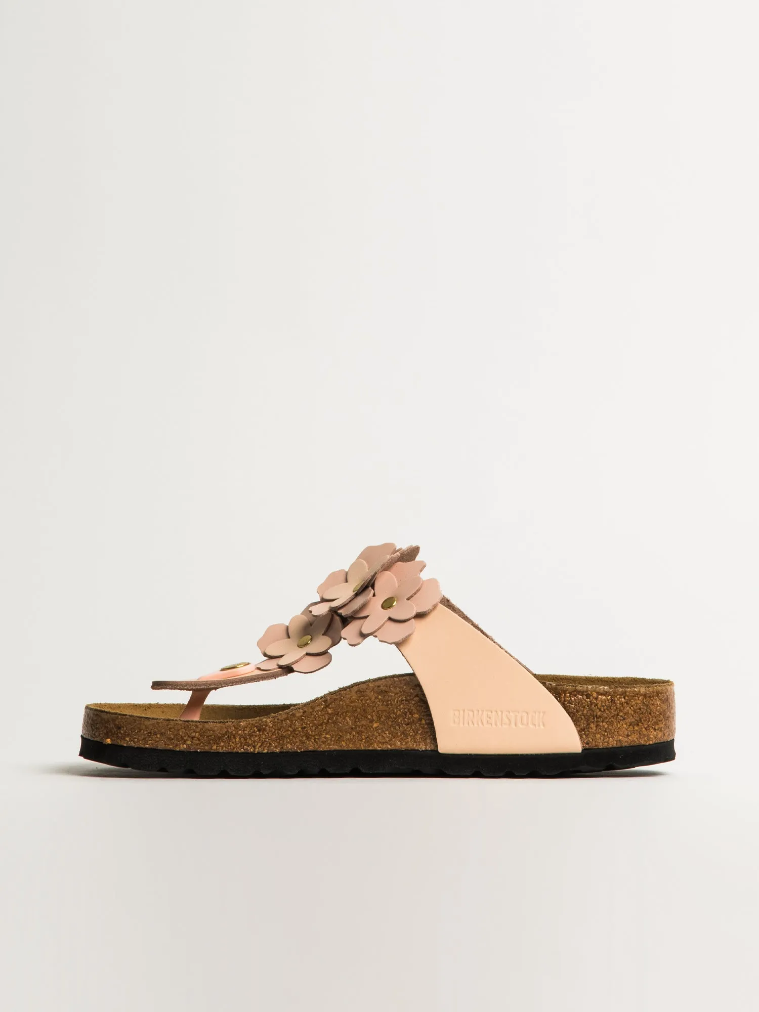 WOMENS BIRKENSTOCK GIZEH FLOWER LEATHER SANDALS - REGULAR - LIGHT ROSE sold by Boathouse product image thumbnail 3