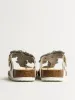 WOMENS BIRKENSTOCK GIZEH FLOWER LEATHER SANDALS - REGULAR - WHITE sold by Boathouse