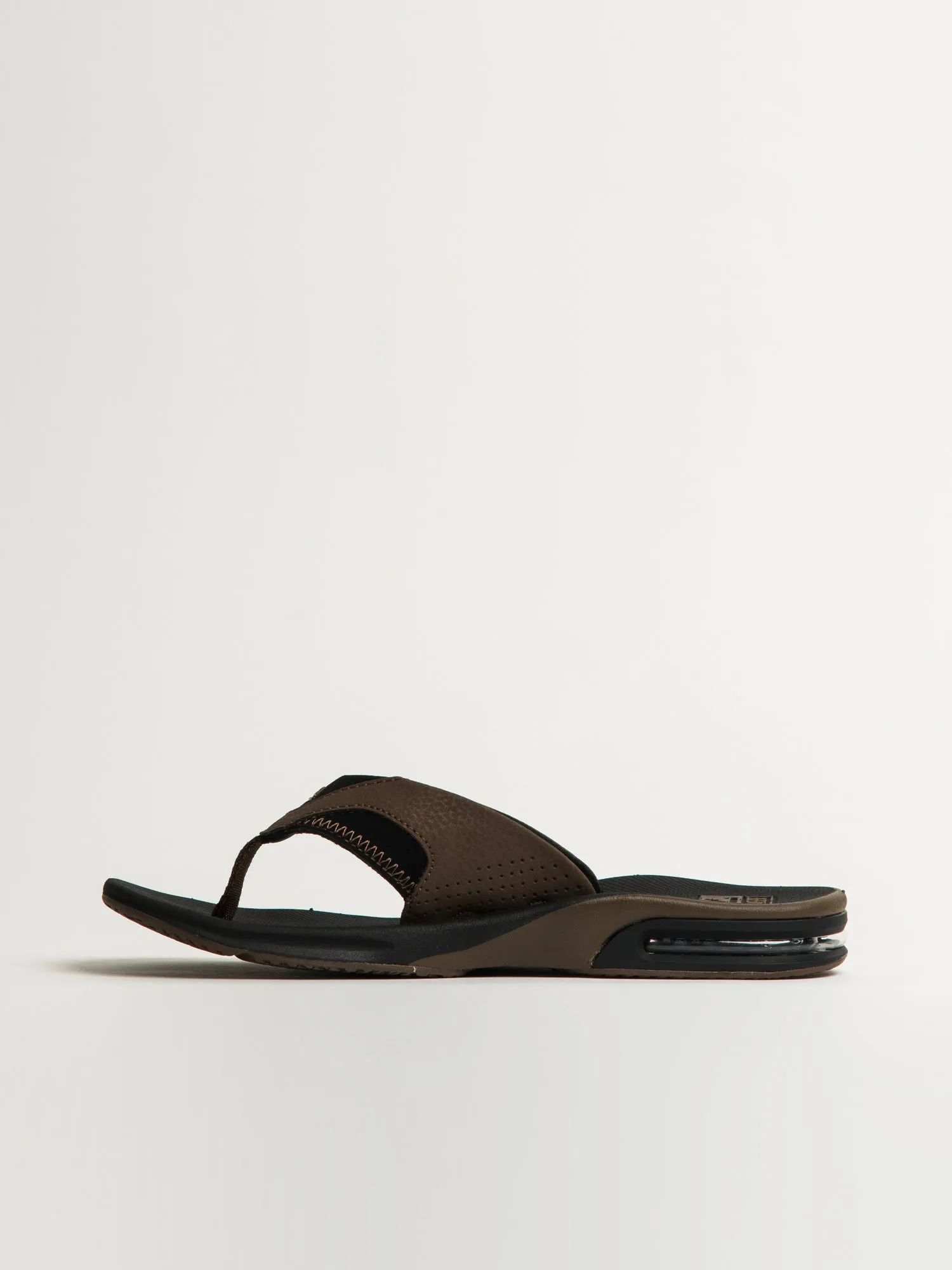 MENS REEF FANNING SLIDES - BLACK/TAN sold by Boathouse product image thumbnail 3