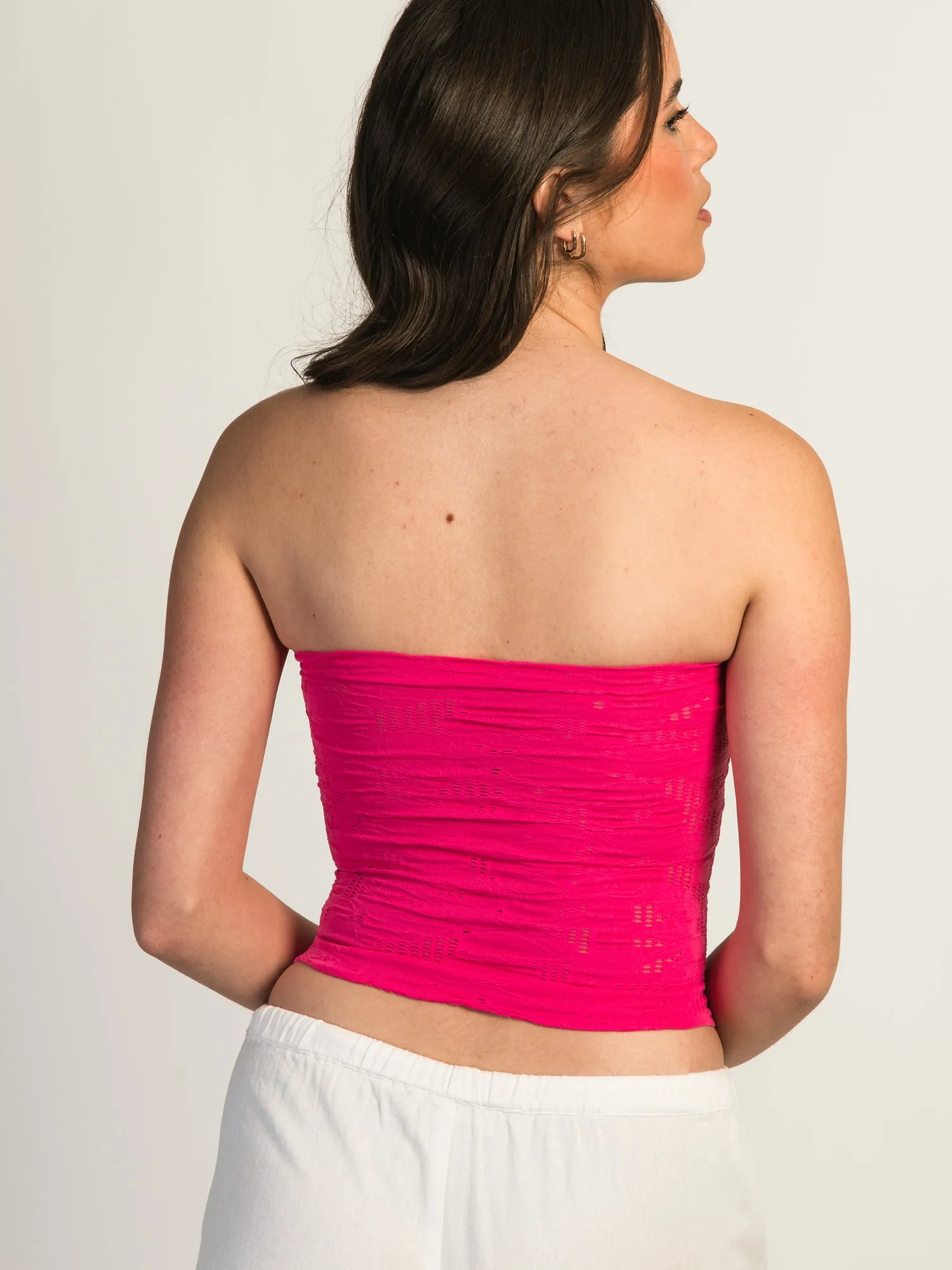 HARLOW SIENNA TUBE TOP - HOT PINK sold by Boathouse product image thumbnail 5