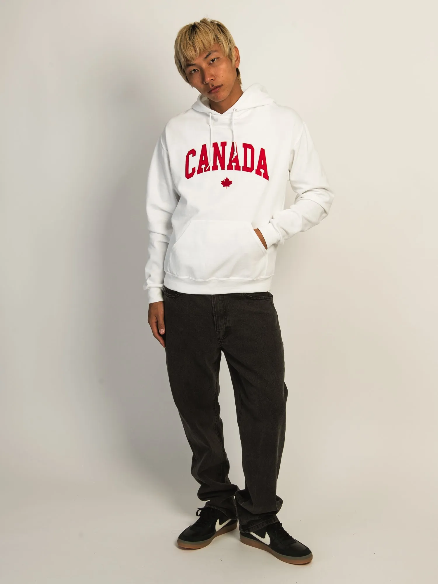 HOTLINE APPAREL CANADA EMBROIDERED HOODIE - WHITE sold by Boathouse product image thumbnail 2