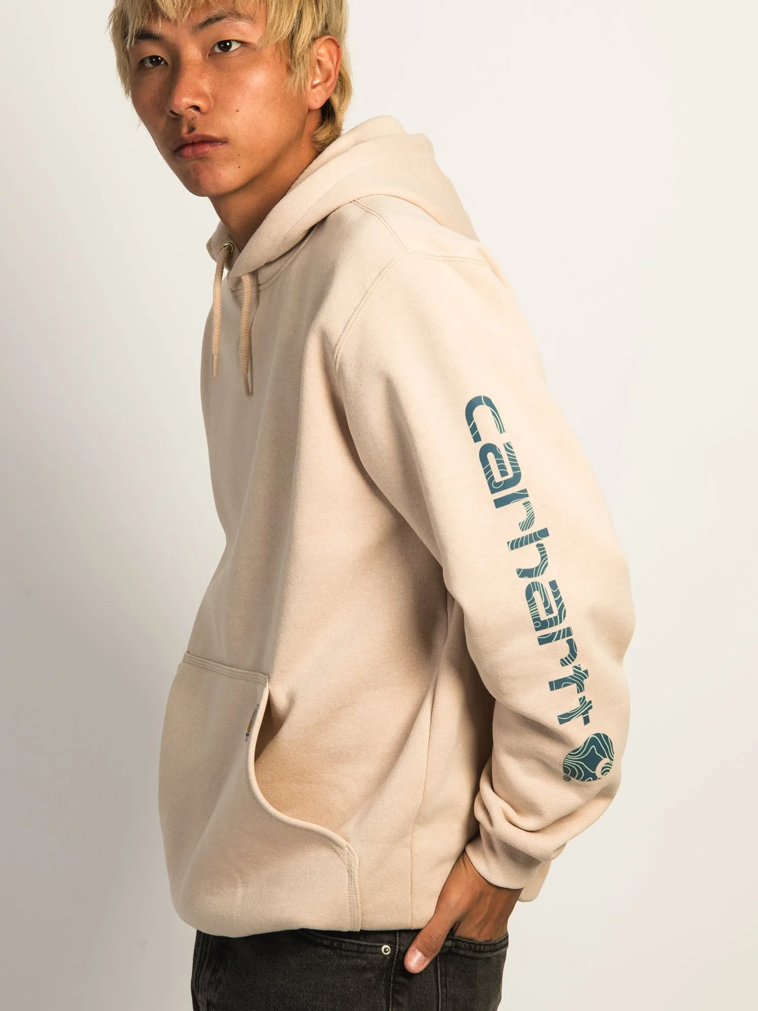 CARHARTT SLEEVE PULLOVER HOODIE - BEACH sold by Boathouse product image thumbnail 4