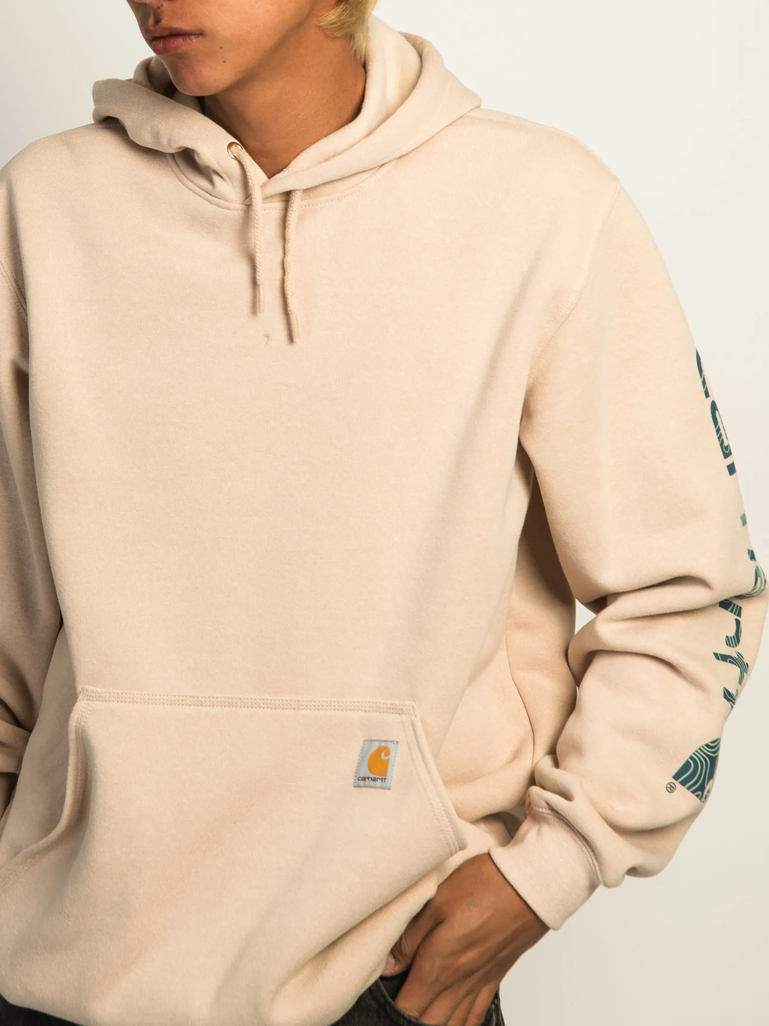 CARHARTT SLEEVE PULLOVER HOODIE - BEACH sold by Boathouse product image thumbnail 3