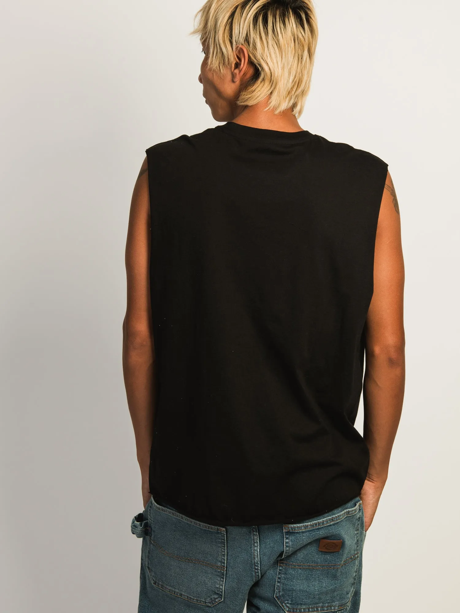 BRIXTON LIVE FREE MUSCLE TANK - BLACK sold by Boathouse product image thumbnail 5