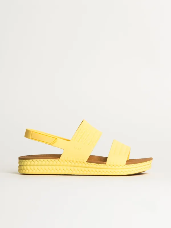 WOMENS REEF WATER VISTA SANDALS - BANANA sold by Boathouse