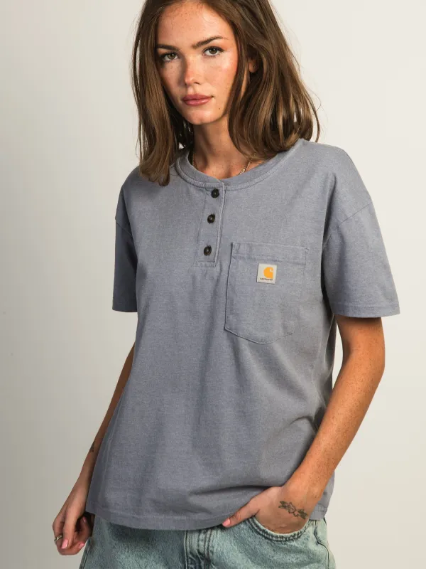 CARHARTT HENLEY T-SHIRT - WISTERIA made by Carhartt
