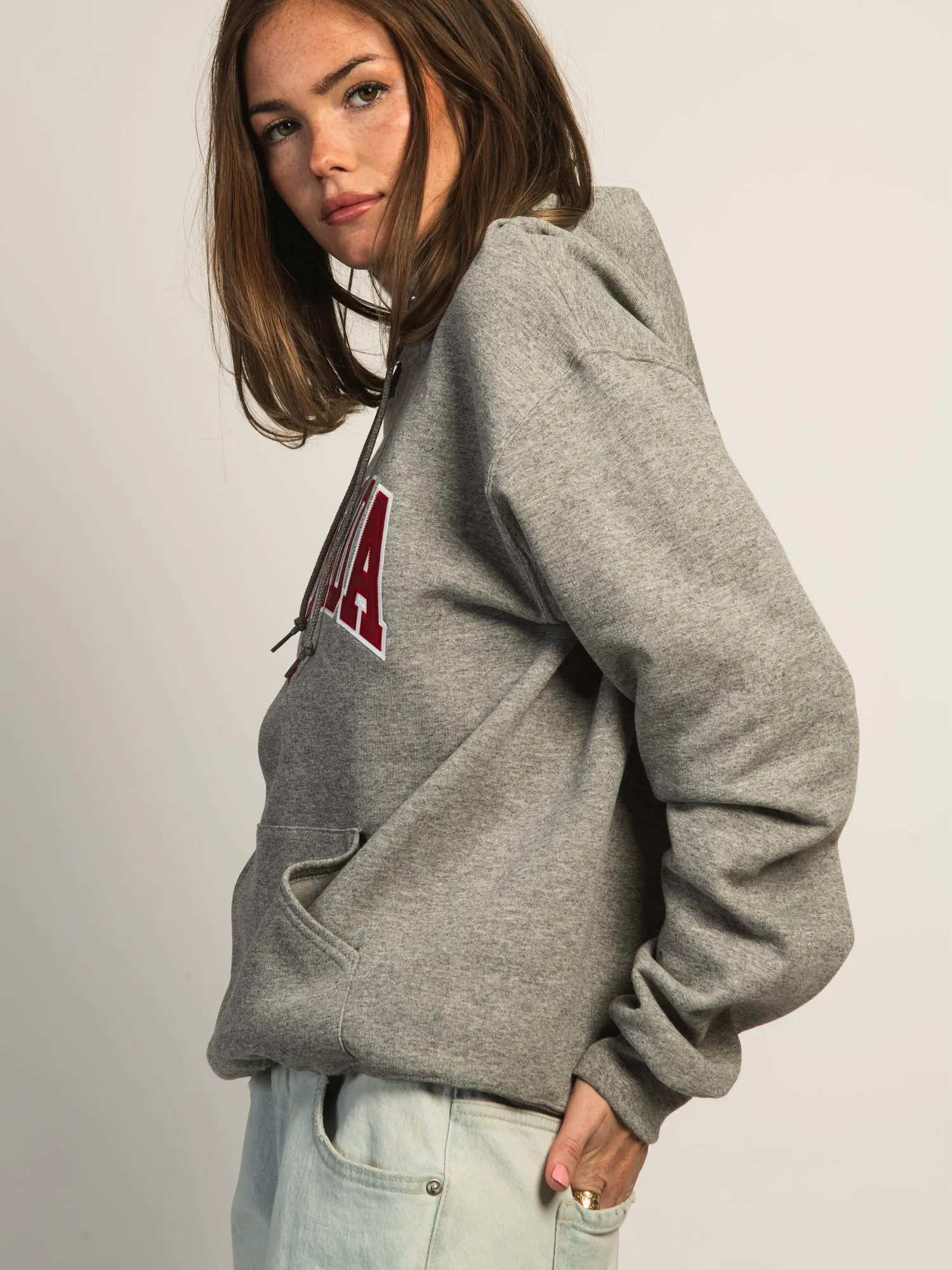 HOTLINE APPAREL CANADA EMBROIDERED HOODIE - HEATHER GREY sold by Boathouse product image thumbnail 3