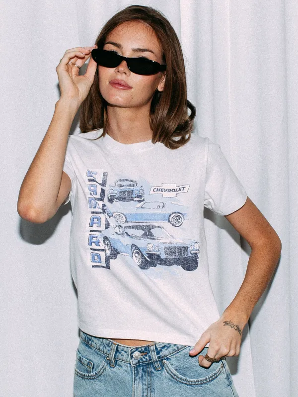 CAMARO RACING BOXY FIT TEE sold by Boathouse