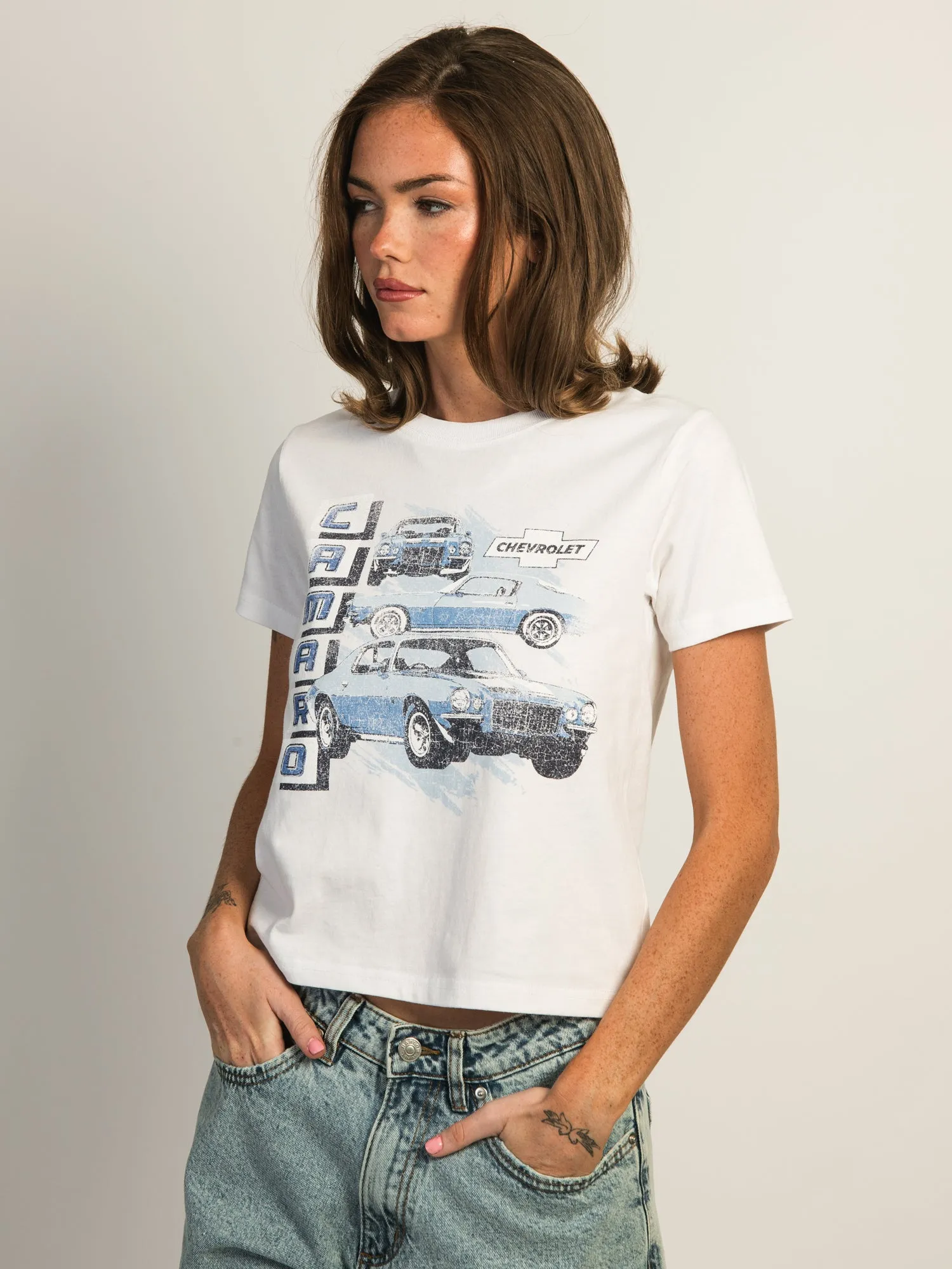 CAMARO RACING BOXY FIT TEE sold by Boathouse product image thumbnail 3