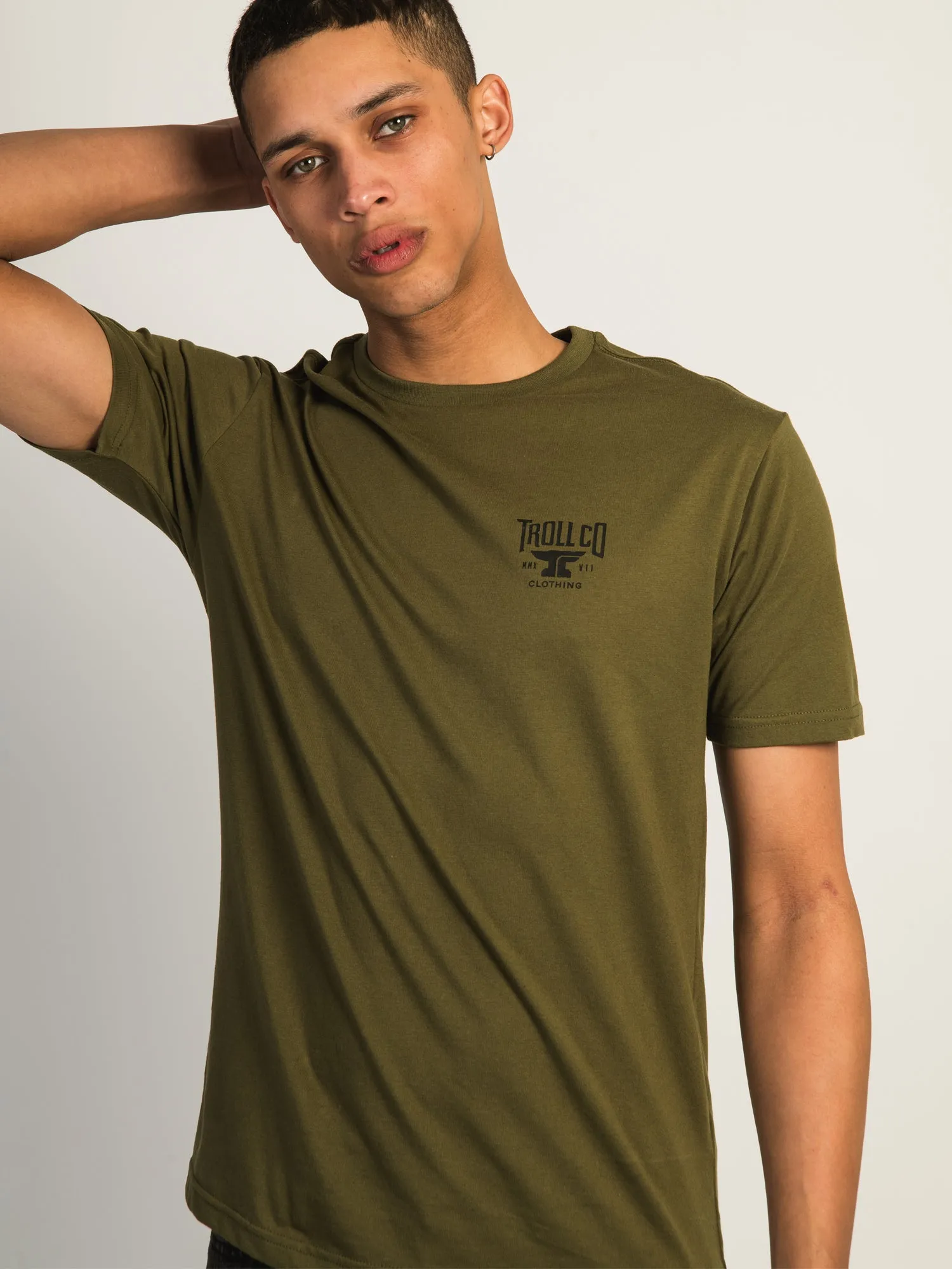 TROLL CO. PAY ME TEE - MILITARY sold by Boathouse product image thumbnail 4