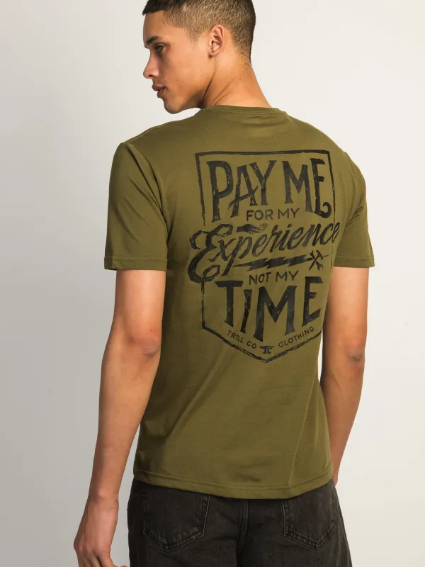 TROLL CO. PAY ME TEE - MILITARY sold by Boathouse