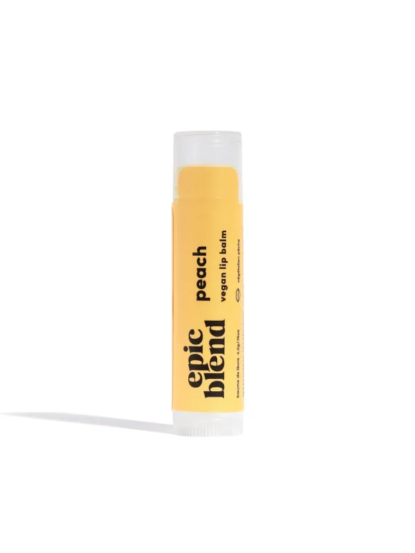 EPIC BLEND VEGAN - PEACH LIP BALM sold by Boathouse