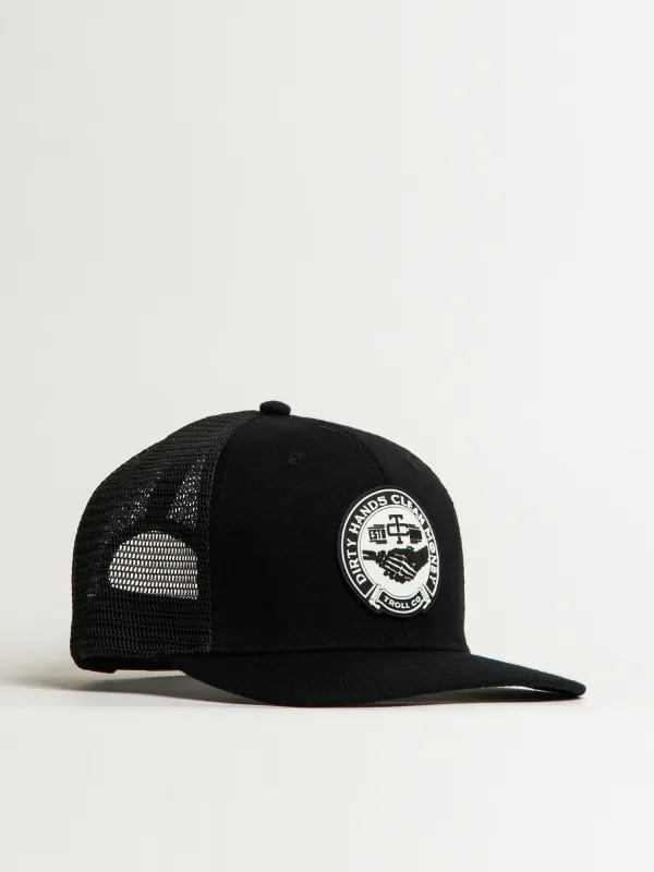 TROLL CO. HAGGLER CURVED BRIM - NOIR made by Boathouse