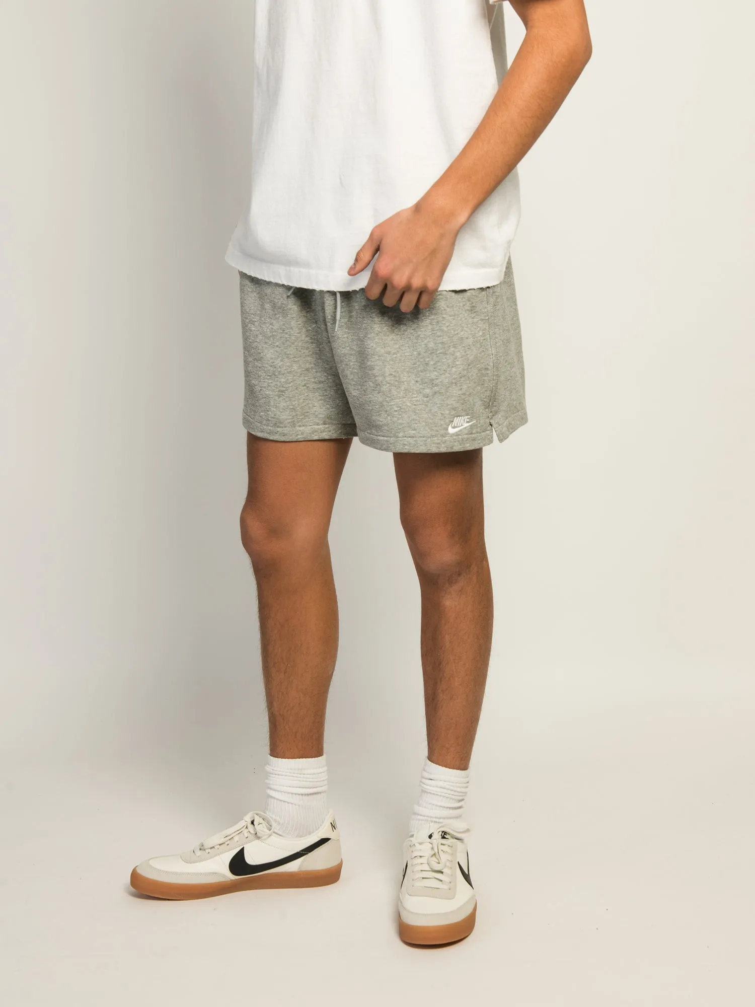 NIKE CLUB FLOW SHORTS - HEATHER GREY sold by Boathouse