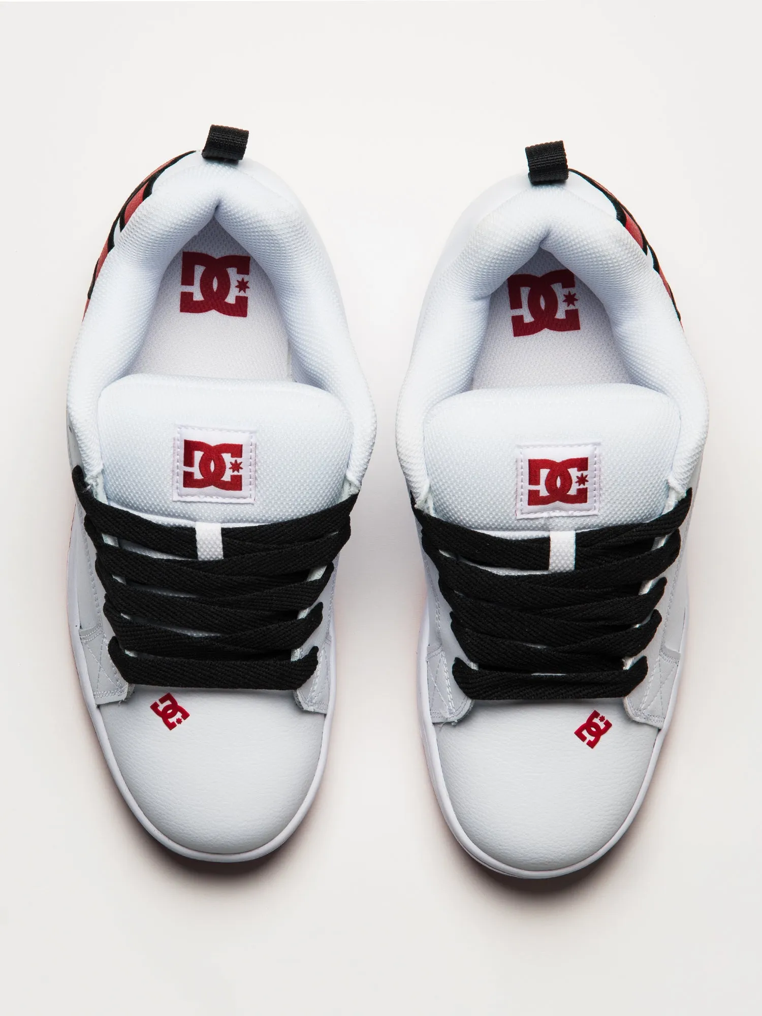 MENS DC SHOES COURT GRAFFIK SNEAKER - WHITE/RED sold by Boathouse product image thumbnail 4