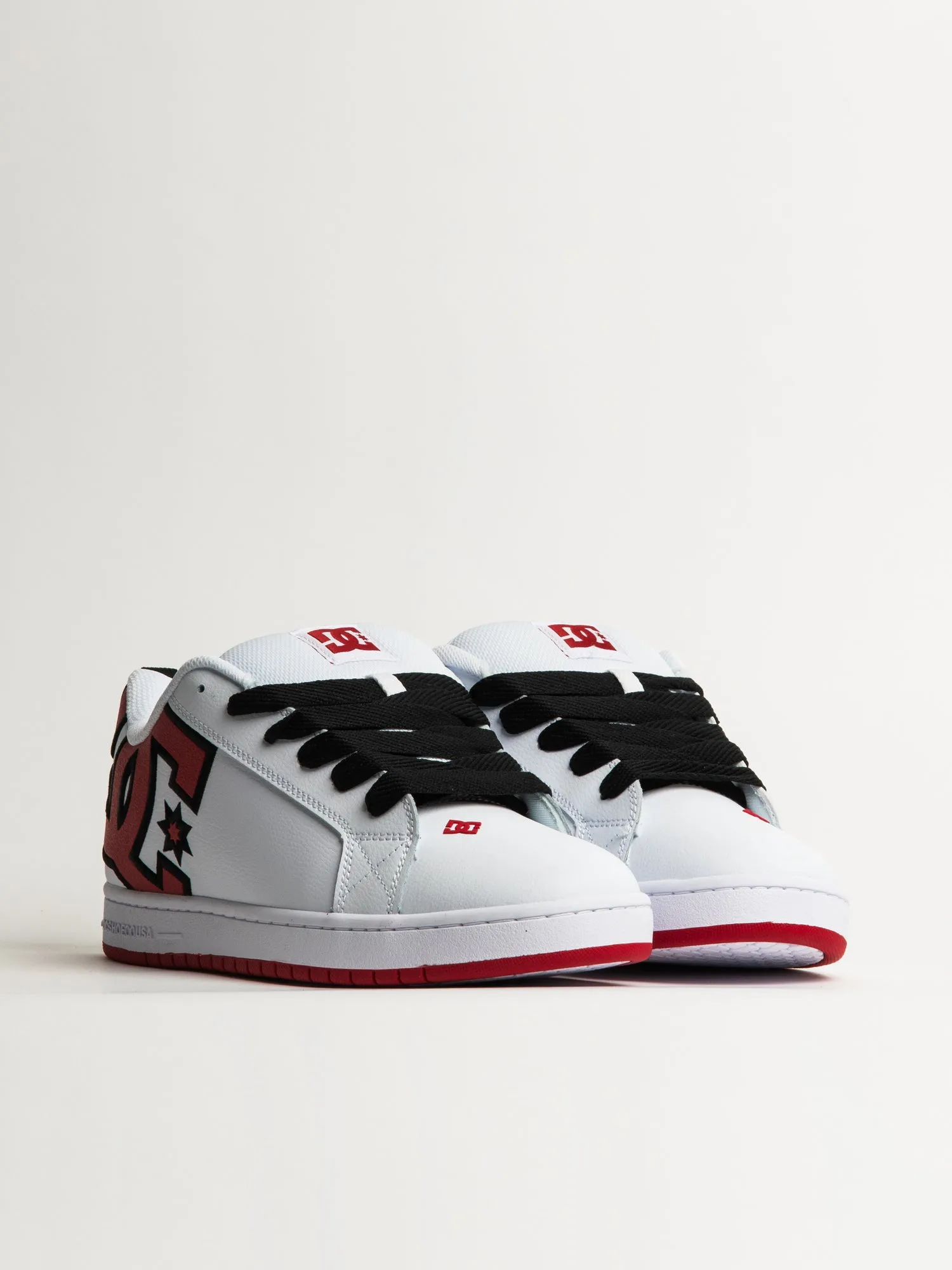 MENS DC SHOES COURT GRAFFIK SNEAKER - WHITE/RED sold by Boathouse product image thumbnail 2