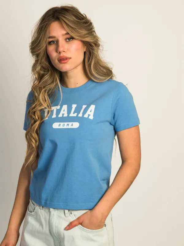 HARLOW BRENNA ITALY TEE - BLUE sold by Boathouse