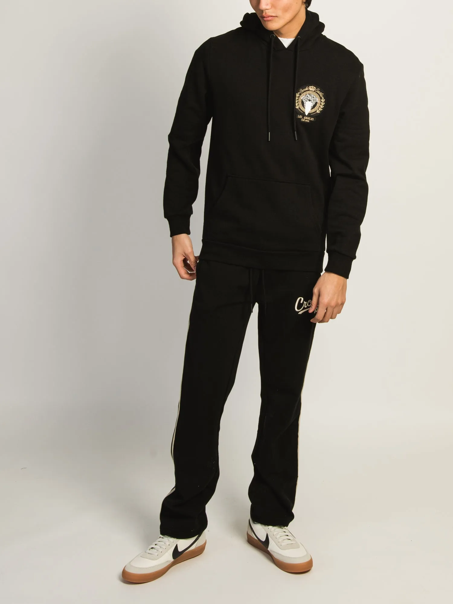 CROOKS & CASTLES LA PULLOVER HOODIE - BLACK sold by Boathouse product image thumbnail 3