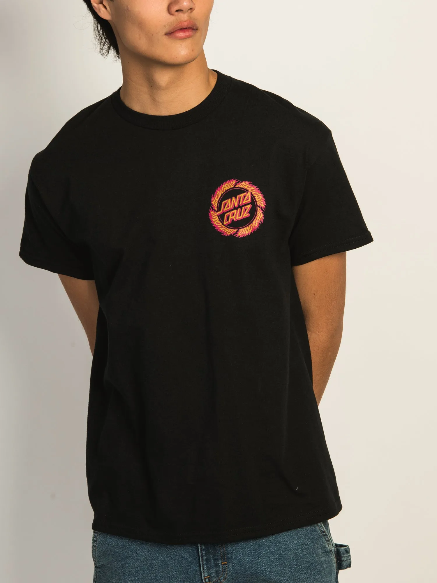 SANTA CRUZ FLAME RINGED DOT T-SHIRT sold by Boathouse product image thumbnail 3
