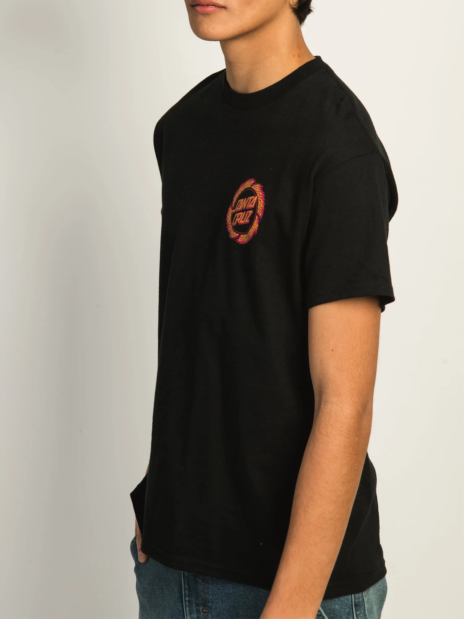 SANTA CRUZ FLAME RINGED DOT T-SHIRT sold by Boathouse product image thumbnail 4