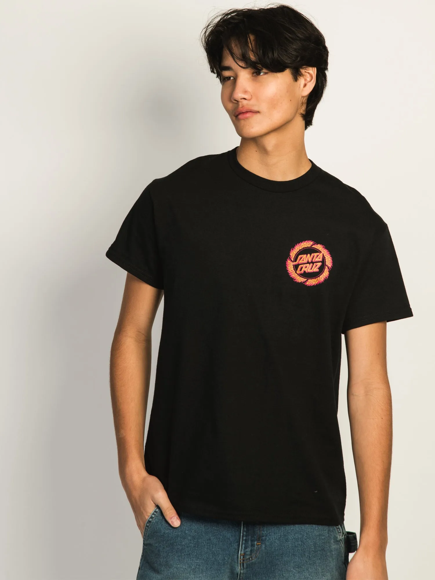 SANTA CRUZ FLAME RINGED DOT T-SHIRT sold by Boathouse product image thumbnail 2