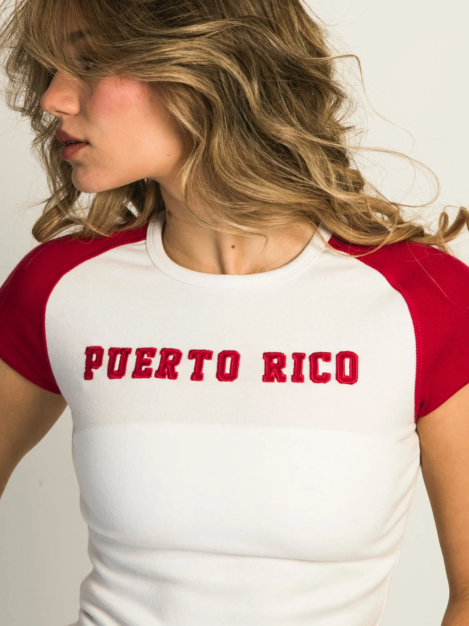 HARLOW MISSY APPLIQUE TEE - PUERTO RICO sold by Boathouse product image thumbnail 3