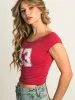HARLOW CLAIRE PRINT TEE - 33 sold by Boathouse
