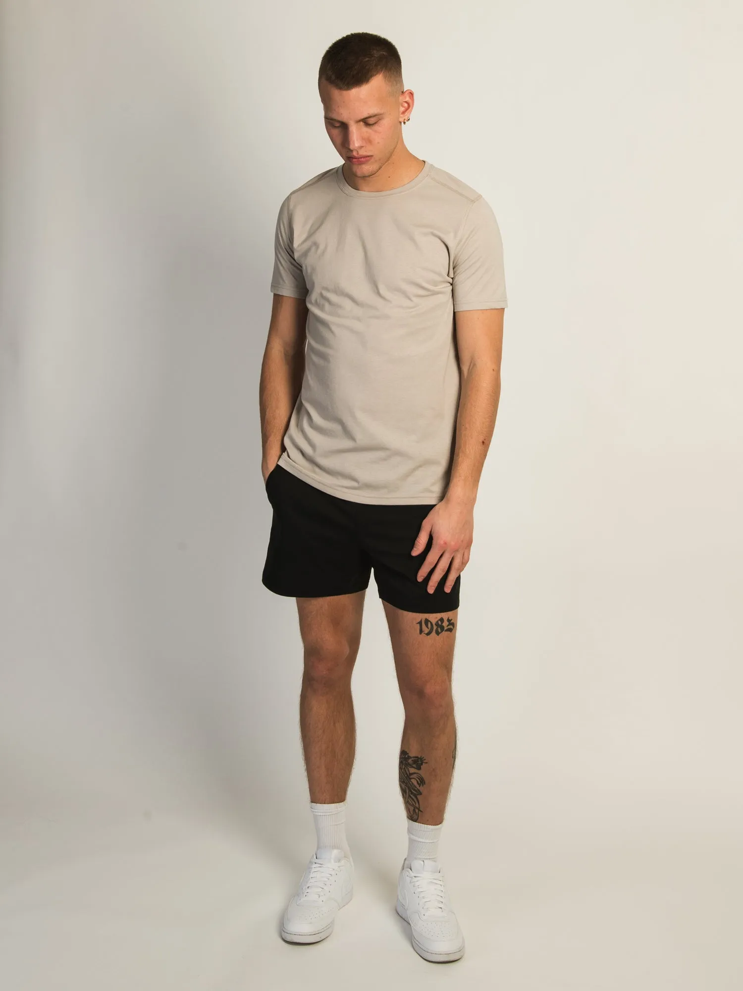 VICTOR CREWNECK TEE - PEBBLE sold by Boathouse product image thumbnail 2