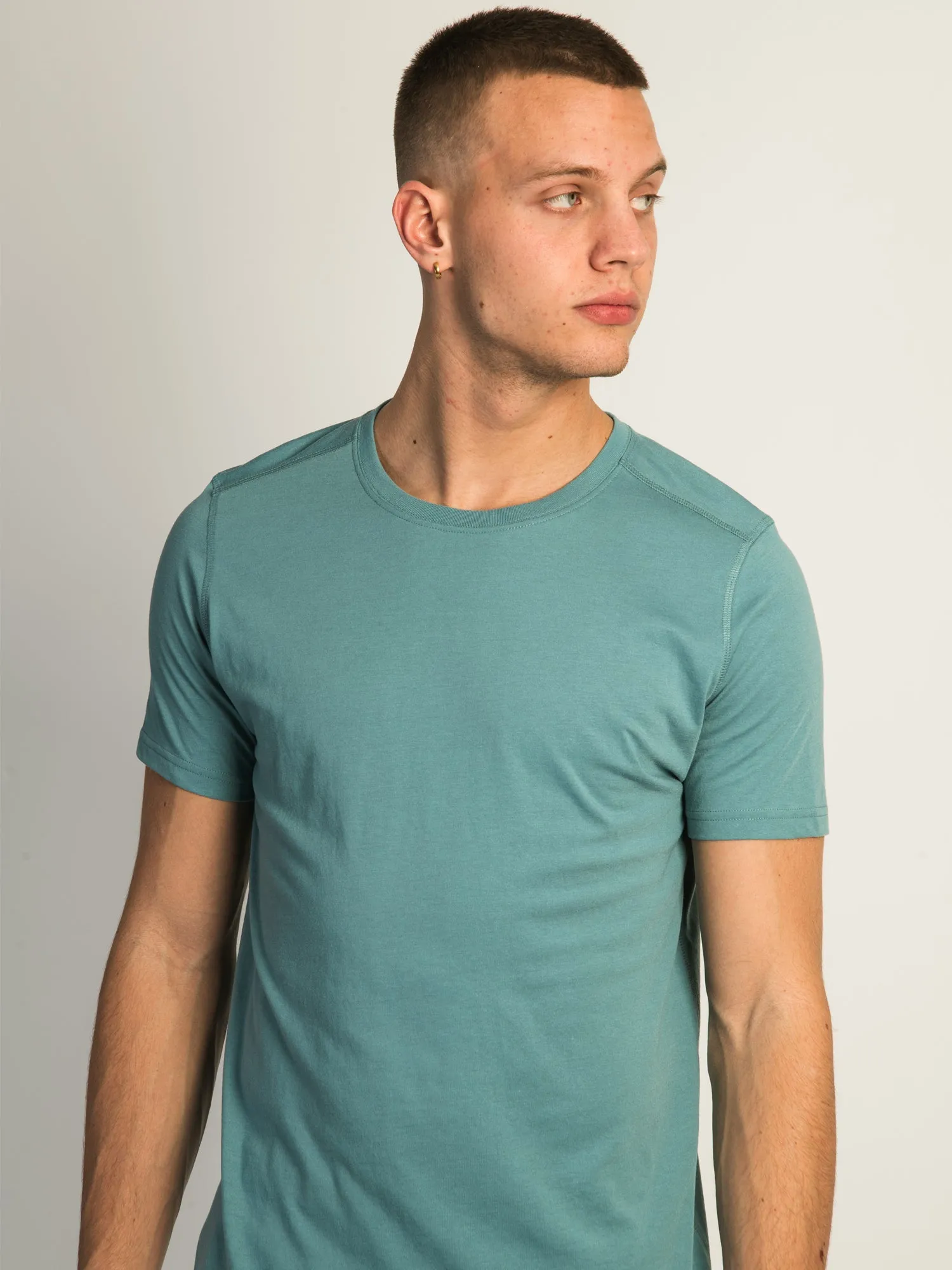 VICTOR CREWNECK TEE - TEAL sold by Boathouse product image thumbnail 3