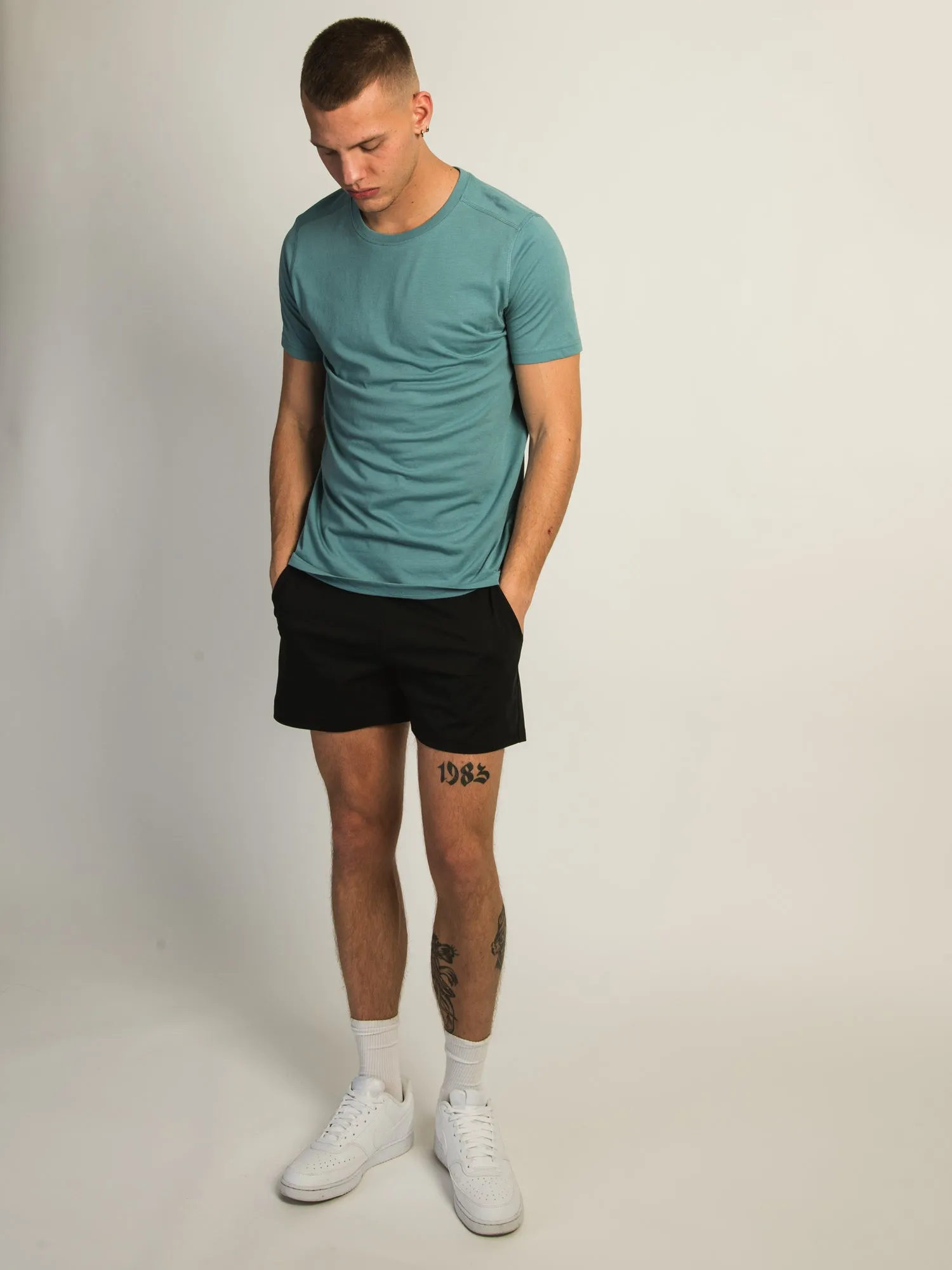 VICTOR CREWNECK TEE - TEAL sold by Boathouse product image thumbnail 2