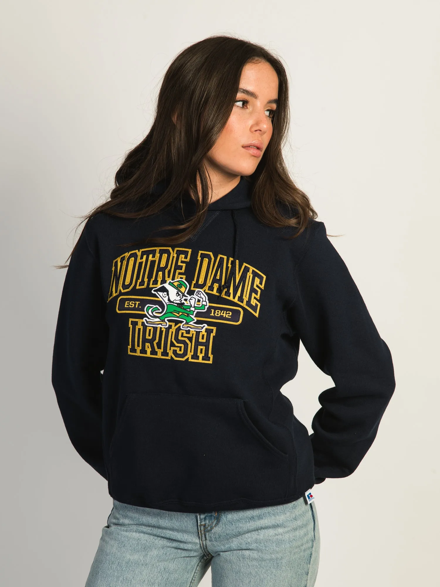 NCAA NOTRE DAME PULLOVER HOODIE - NAVY sold by Boathouse product image thumbnail 2