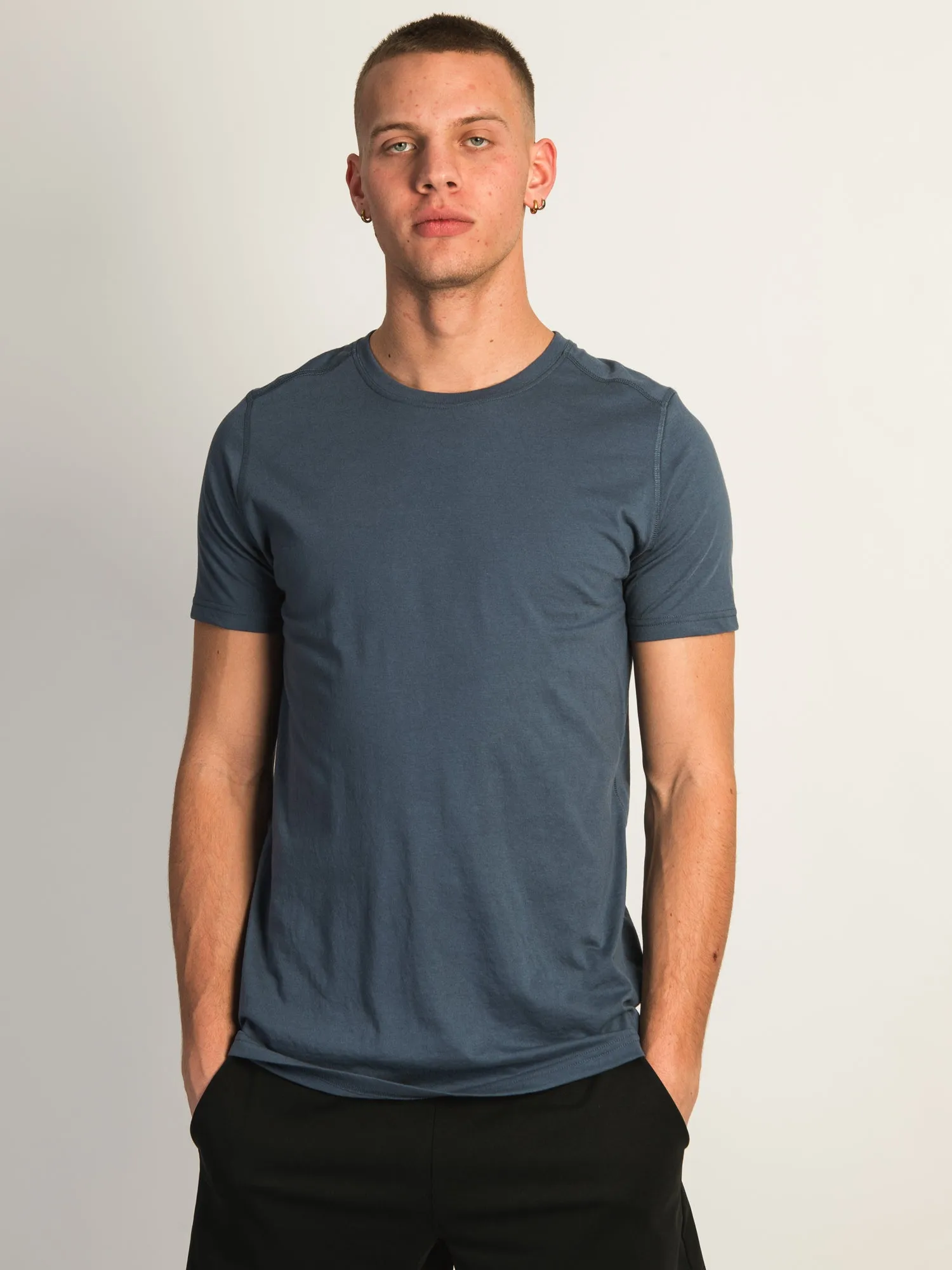 VICTOR CREWNECK TEE - POWDER BLUE sold by Boathouse