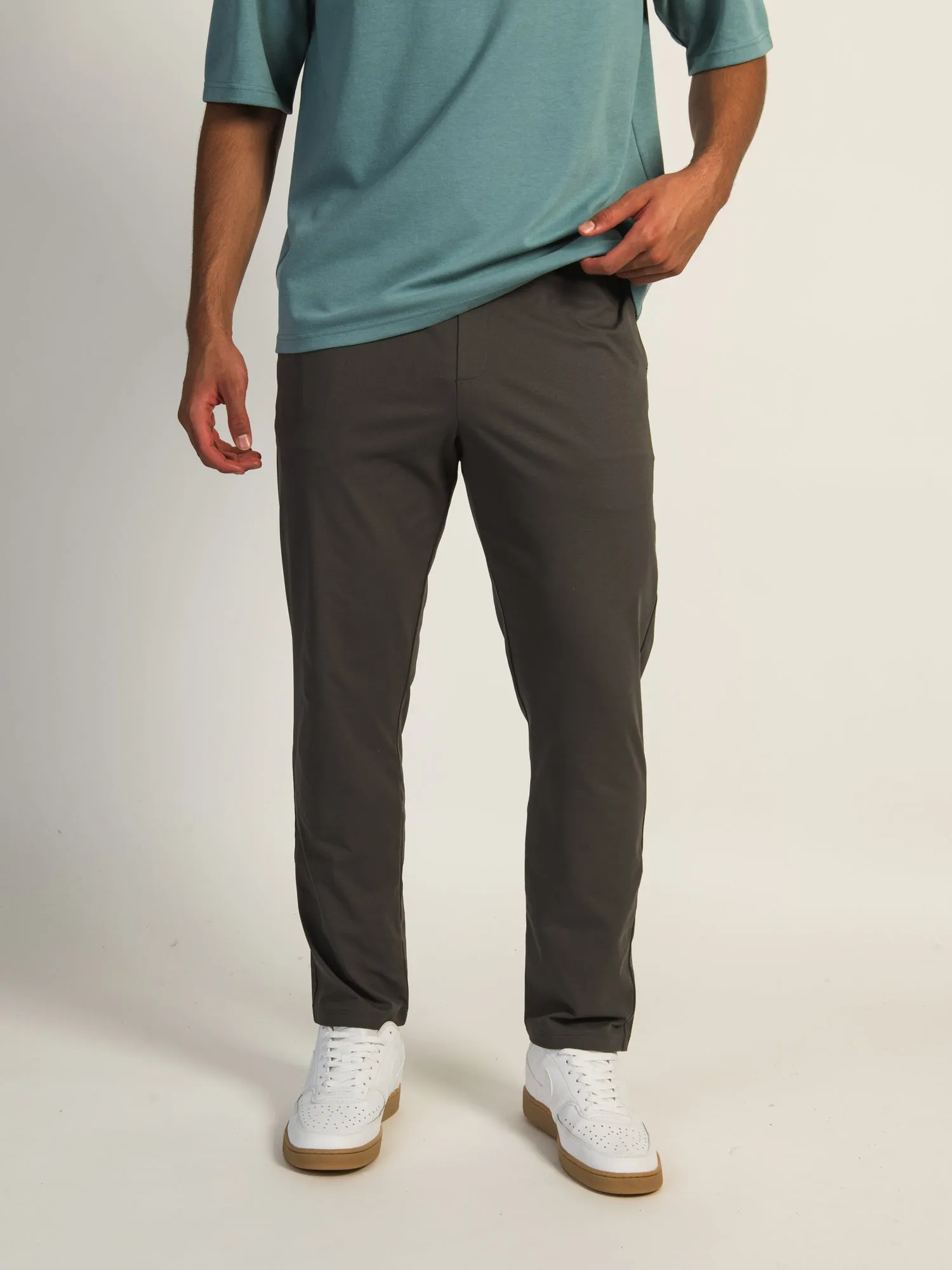 KOLBY KEEP COOL STRETCH PULL ON PANT - CHARCOAL sold by Boathouse