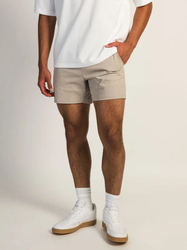KOLBY KEEP COOL STRETCH PULL ON SHORT - PEBBLE sold by Boathouse
