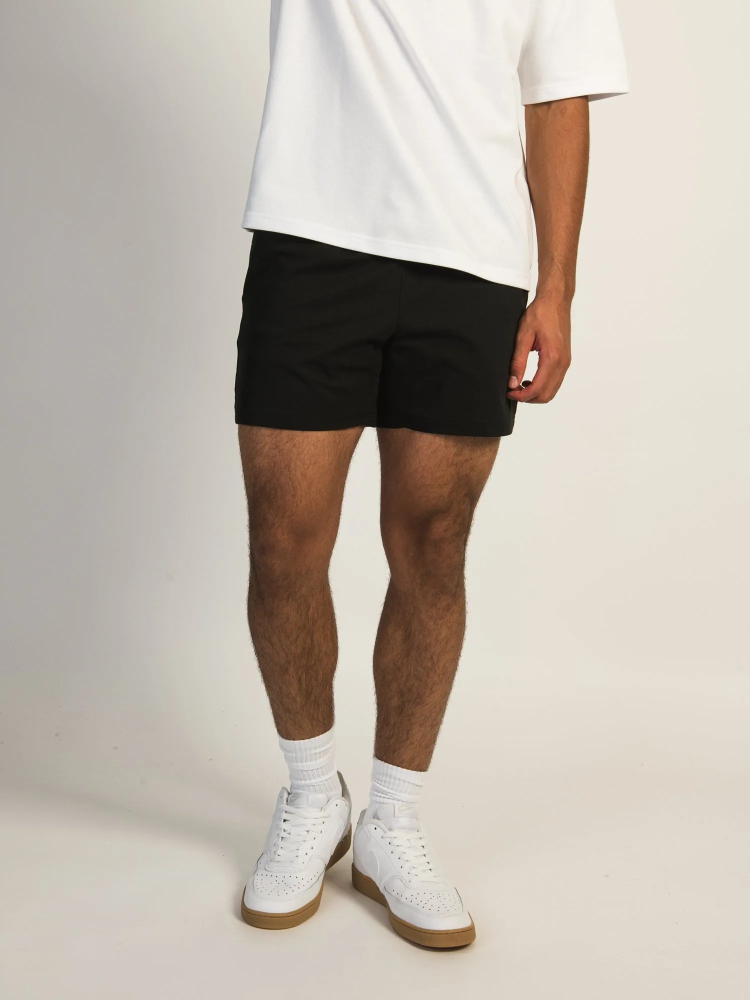 KOLBY KEEP COOL STRETCH PULL ON SHORT - BLACK sold by Boathouse