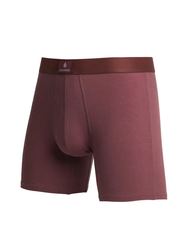 SOLID BOXER BRIEF - MAUVE sold by Boathouse