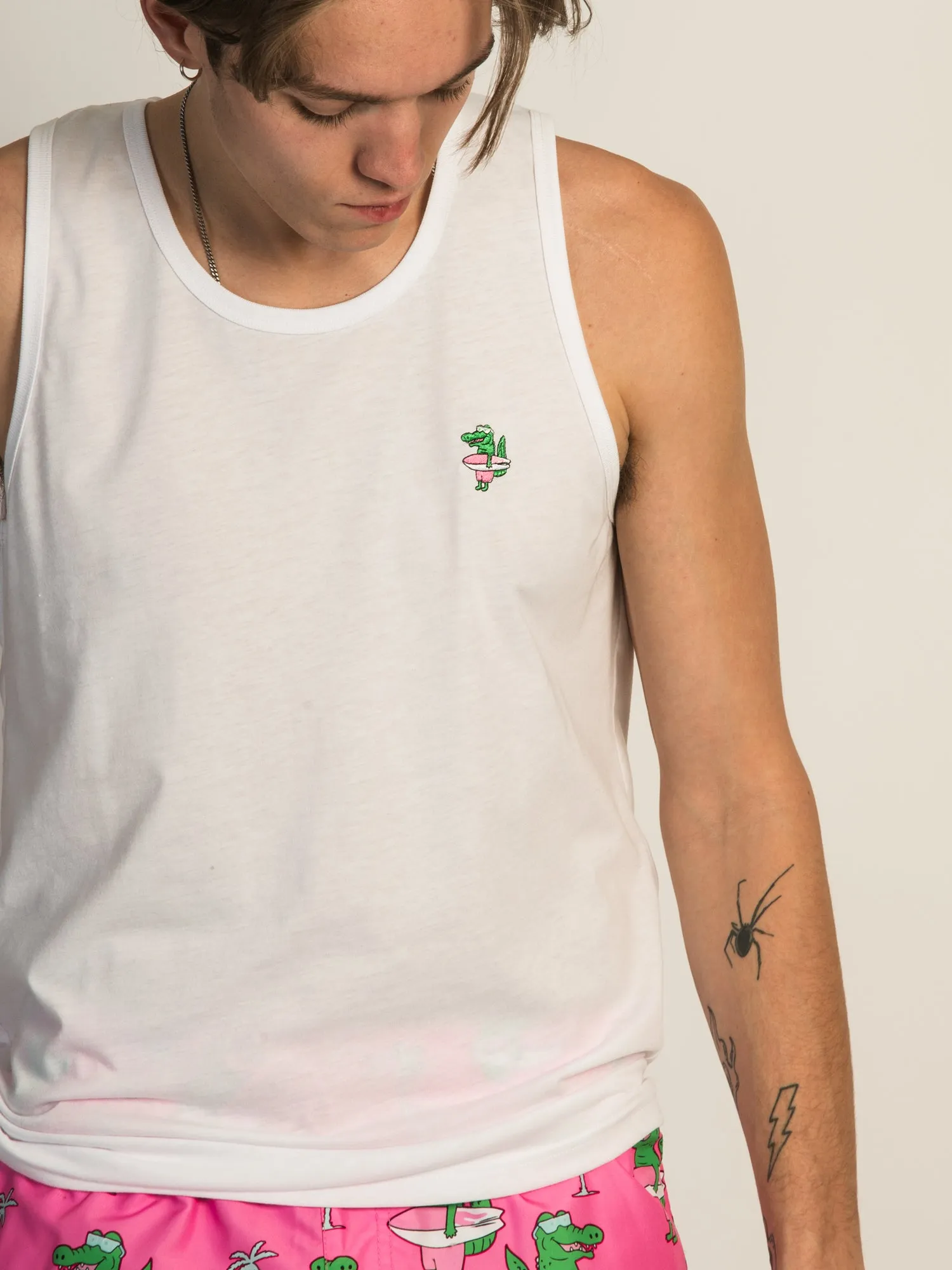 ISLAND HAZE SURF GATOR EMBROIDERED TANK sold by Boathouse product image thumbnail 2