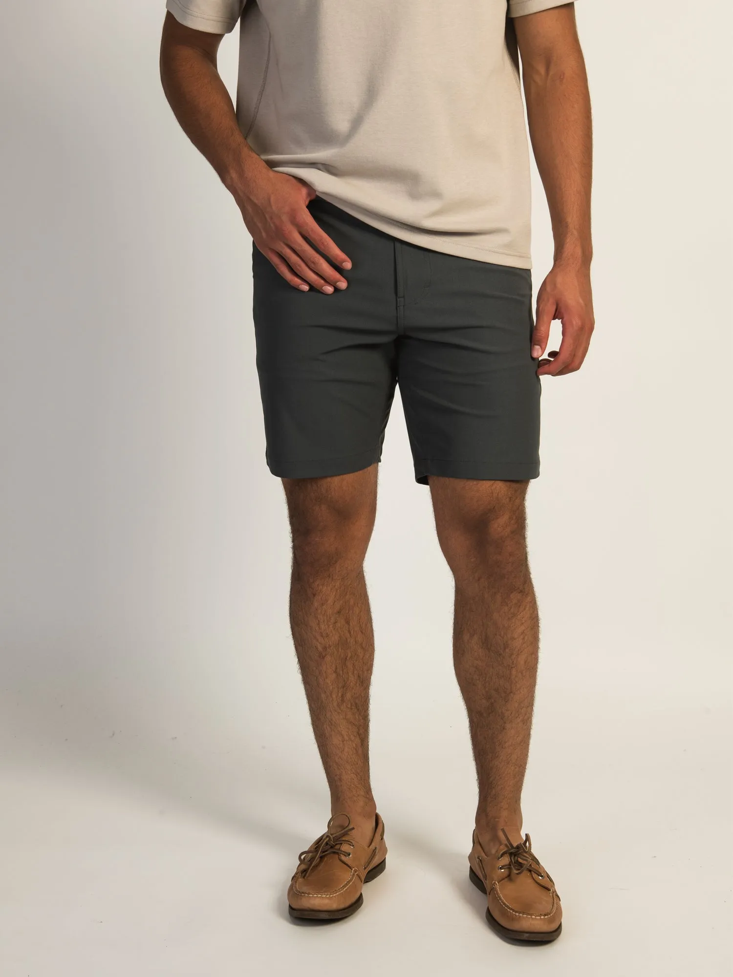 KOLBY KEEP COOL 9in STRETCH SHORT - ASH sold by Boathouse product image thumbnail 2