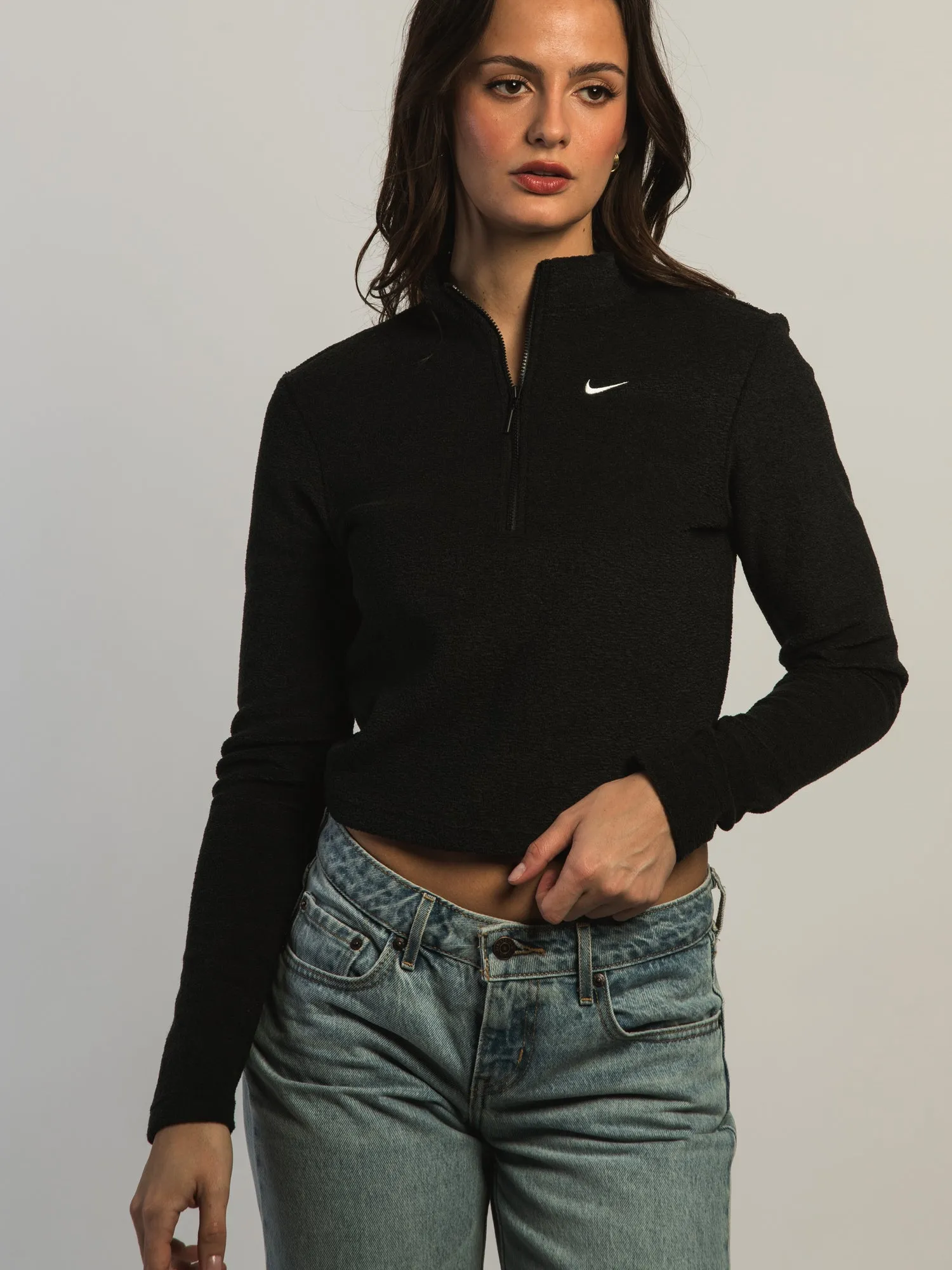NIKE SPORTSWEAR PHOENIX QUARTER ZIP SWEATER sold by Boathouse