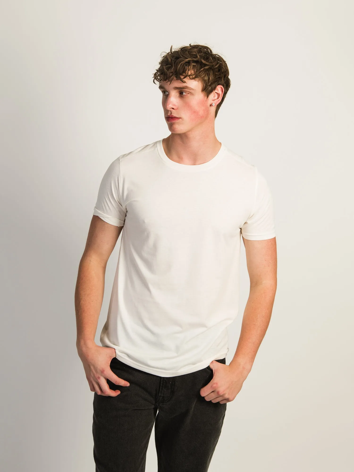 VICTOR CREWNECK TEE - OFF WHITE sold by Boathouse