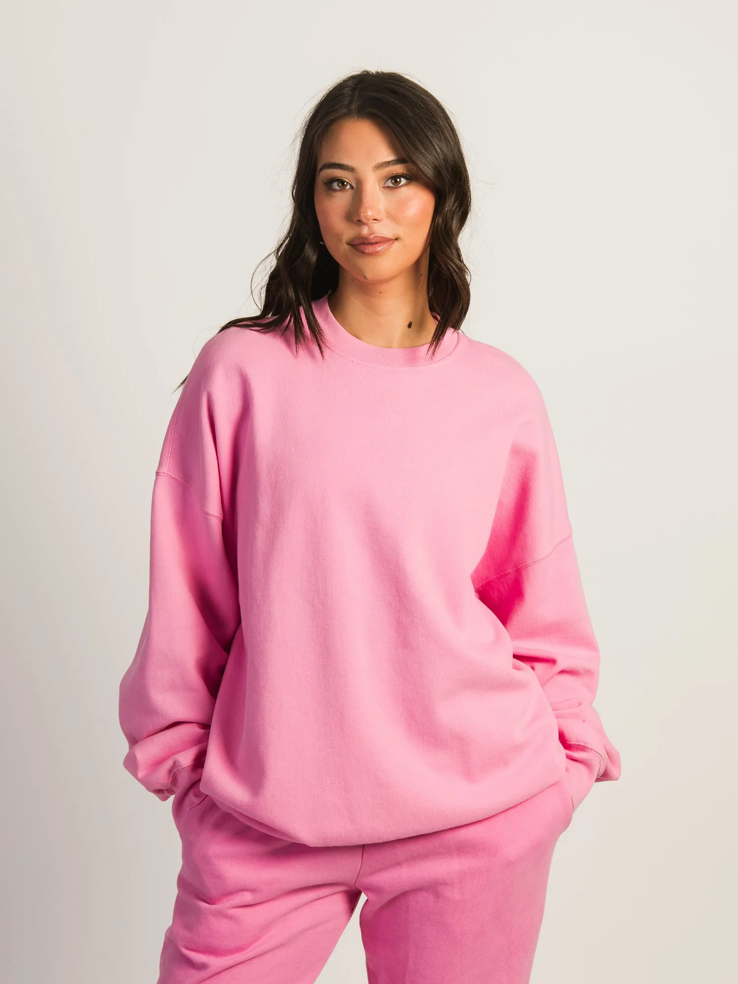 HARLOW MICHELLE CREWNECK - BUBBLEGUM PINK sold by Boathouse product image thumbnail 2