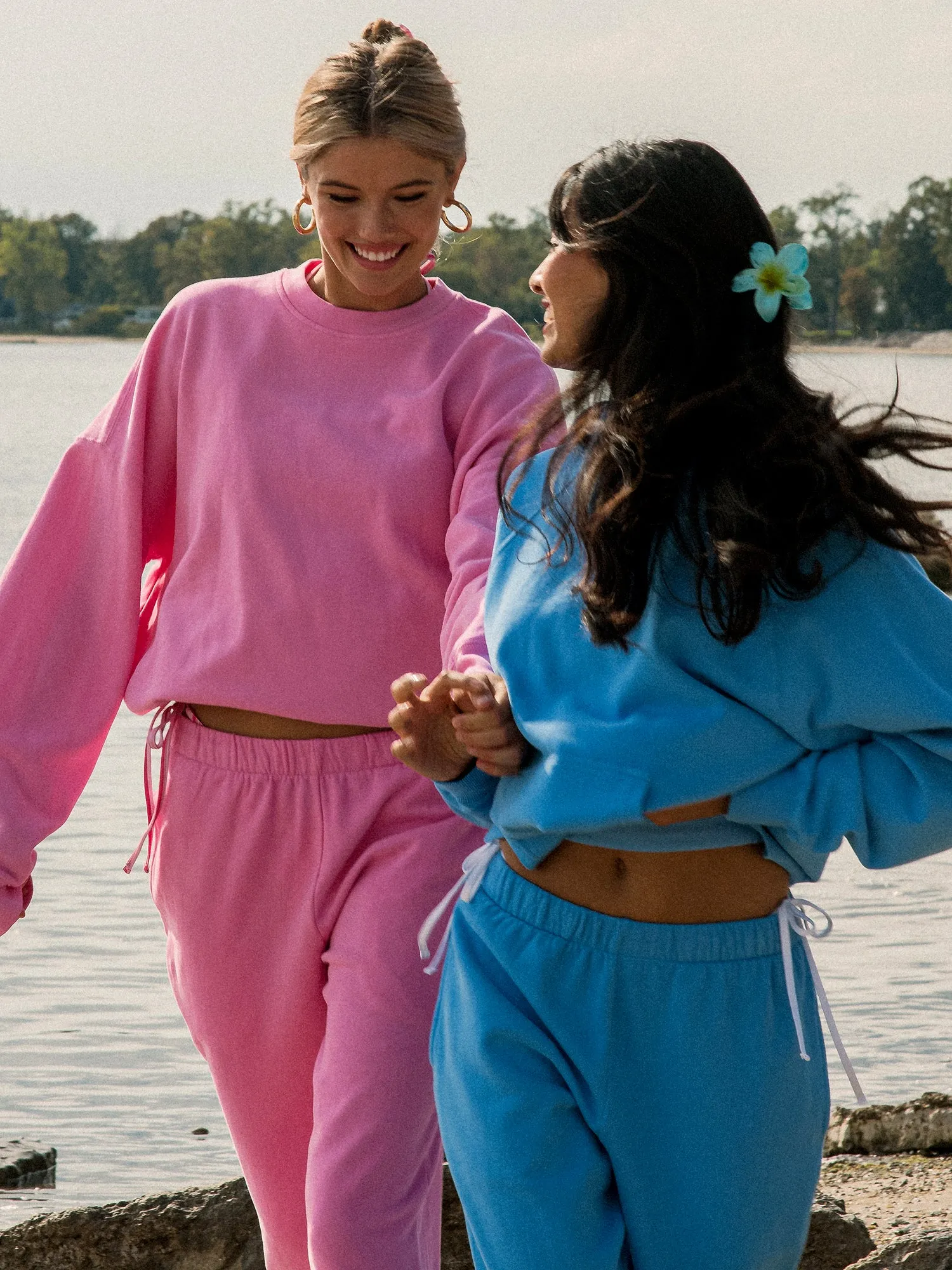 HARLOW MICHELLE CREWNECK - BUBBLEGUM PINK sold by Boathouse product image thumbnail 5