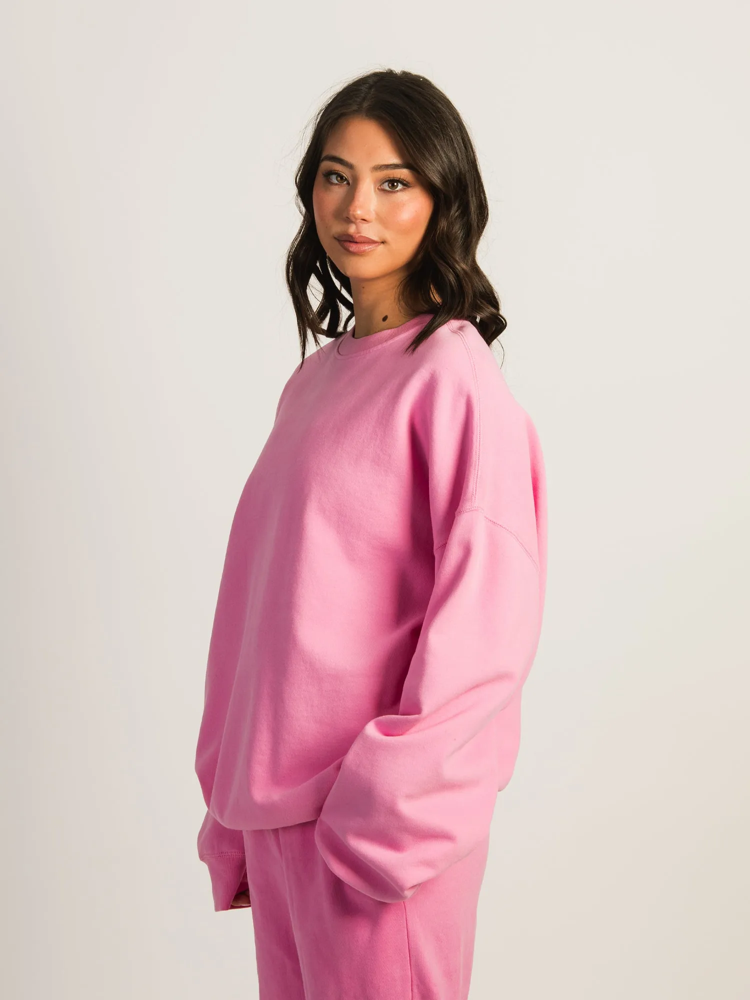 HARLOW MICHELLE CREWNECK - BUBBLEGUM PINK sold by Boathouse product image thumbnail 3