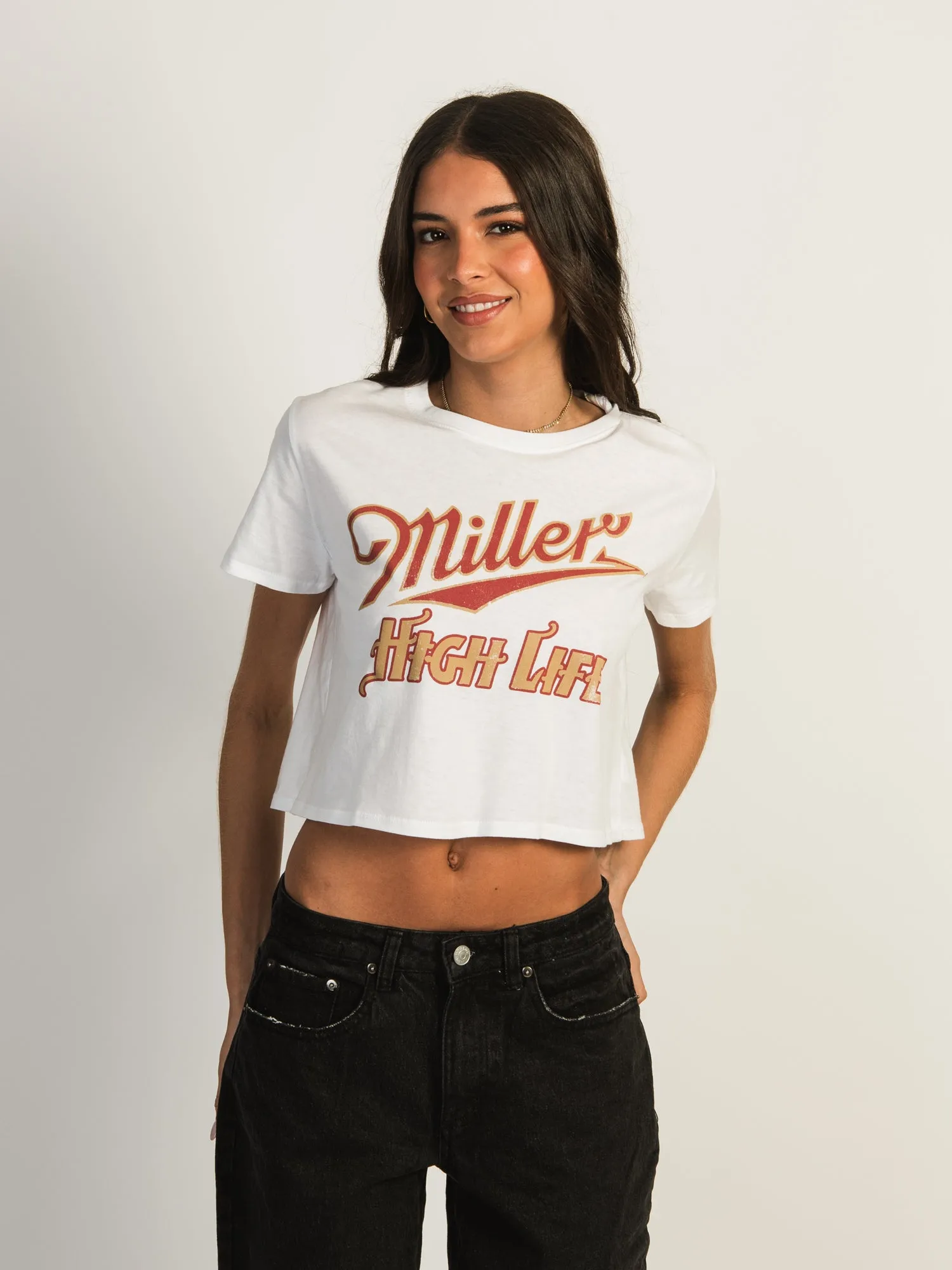 MILLER HIGH LIFE CROP T-SHIRT sold by Boathouse