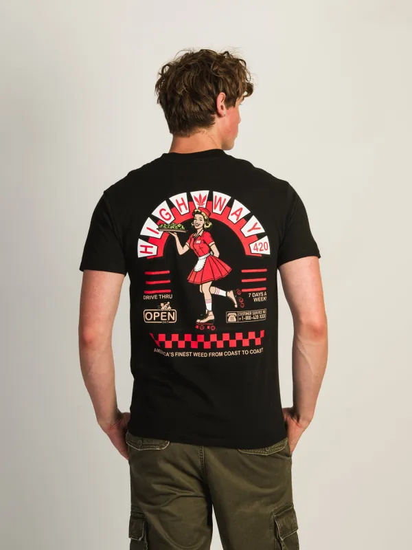 HIGHWAY RETRO DINER T-SHIRT sold by Boathouse
