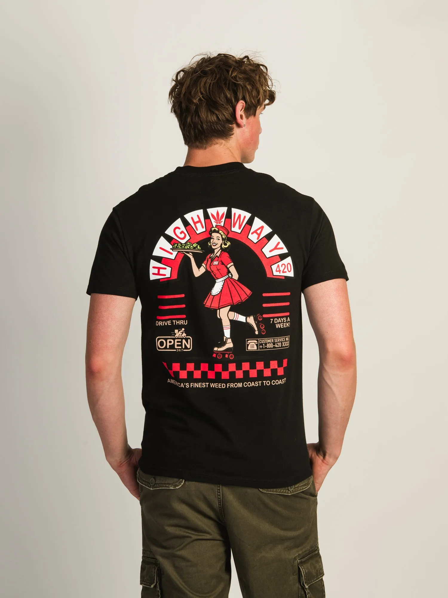 HIGHWAY RETRO DINER T-SHIRT sold by Boathouse