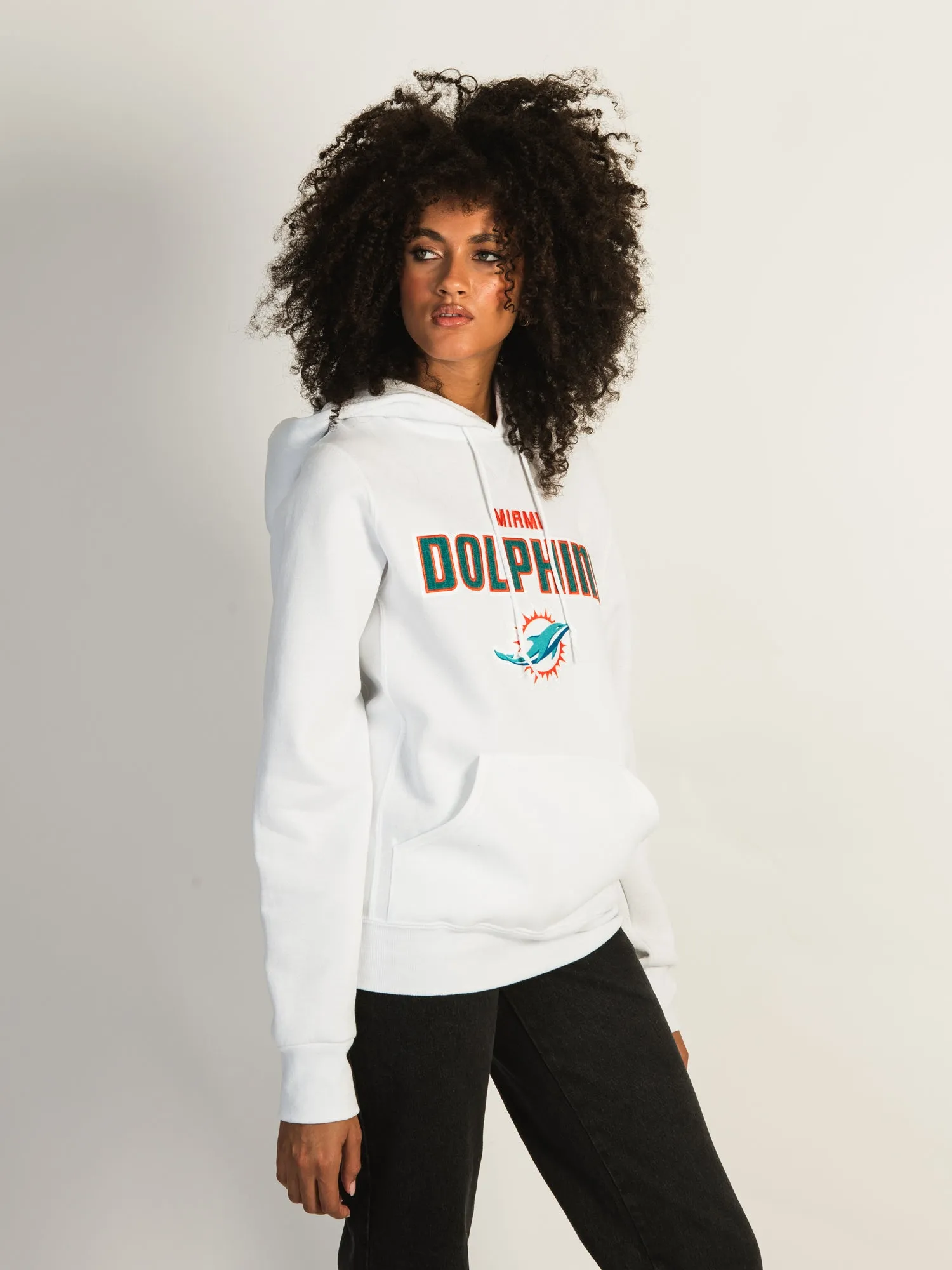 NFL MIAMI DOLPHINS LOGO PULLOVER HOODIE sold by Boathouse product image thumbnail 5