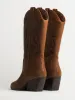 WOMENS HARLOW STASSIE COWBOY BOOTS - BROWN sold by Boathouse